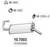 PEUGE 172549 End Silencer